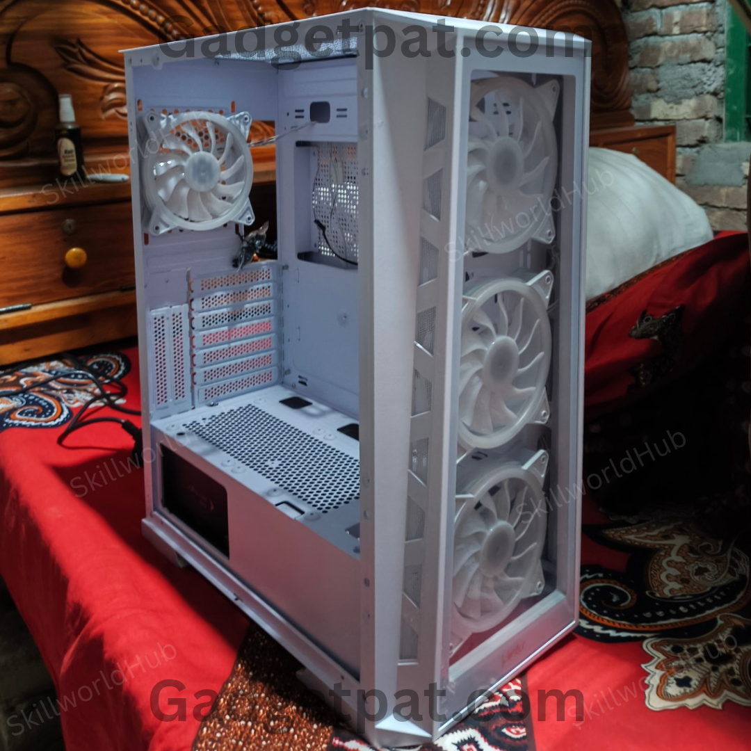 Virtu MI2W Glass Tower White Gaming Case