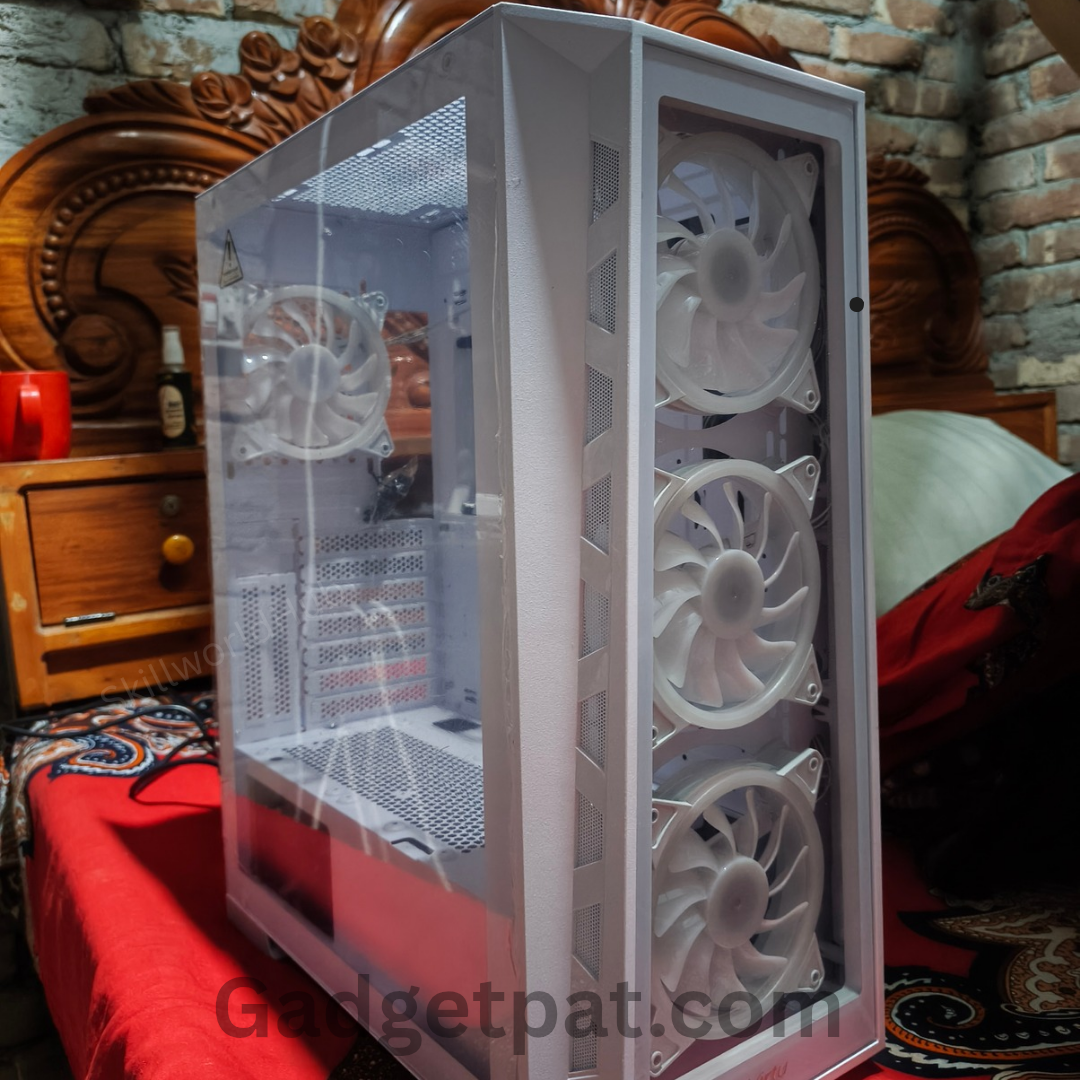 Virtu MI2W Glass Tower White Gaming Case - Image 2