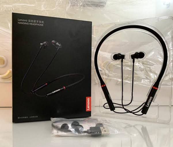 Lenovo HE05x Bluetooth Neckband Earphone (IPX5 Waterproof) - Image 2