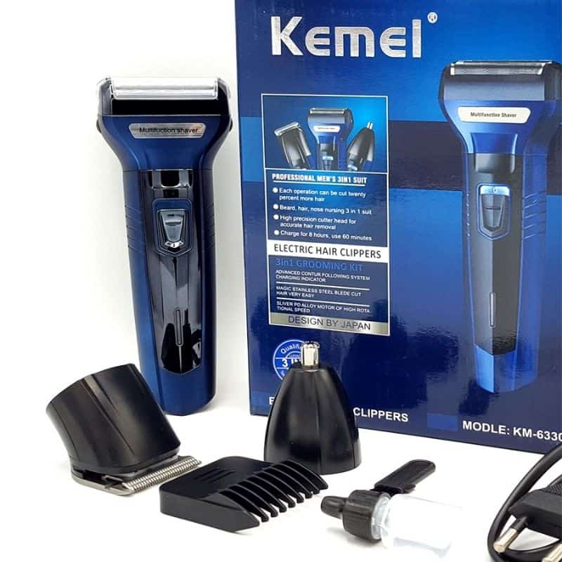 Kemei KM-6330 3-in-1 Hair Shaving Machine Grooming Kit - Image 2