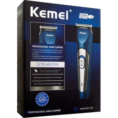 Kemei KM-1251 Professional Hair Clipper (1000mAh Rechargeable) - Image 4